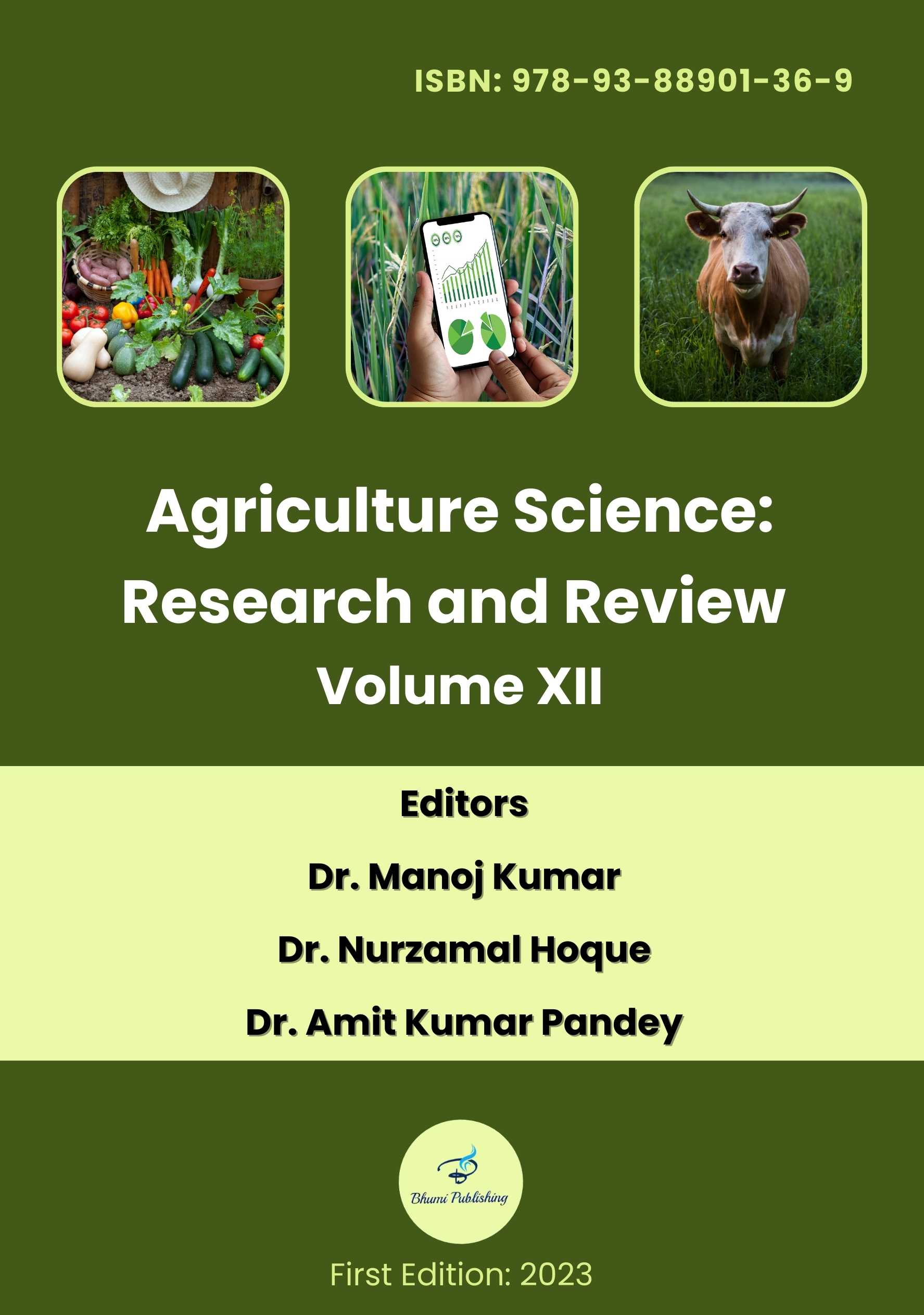 Agriculture Science Research and Review Volume XII