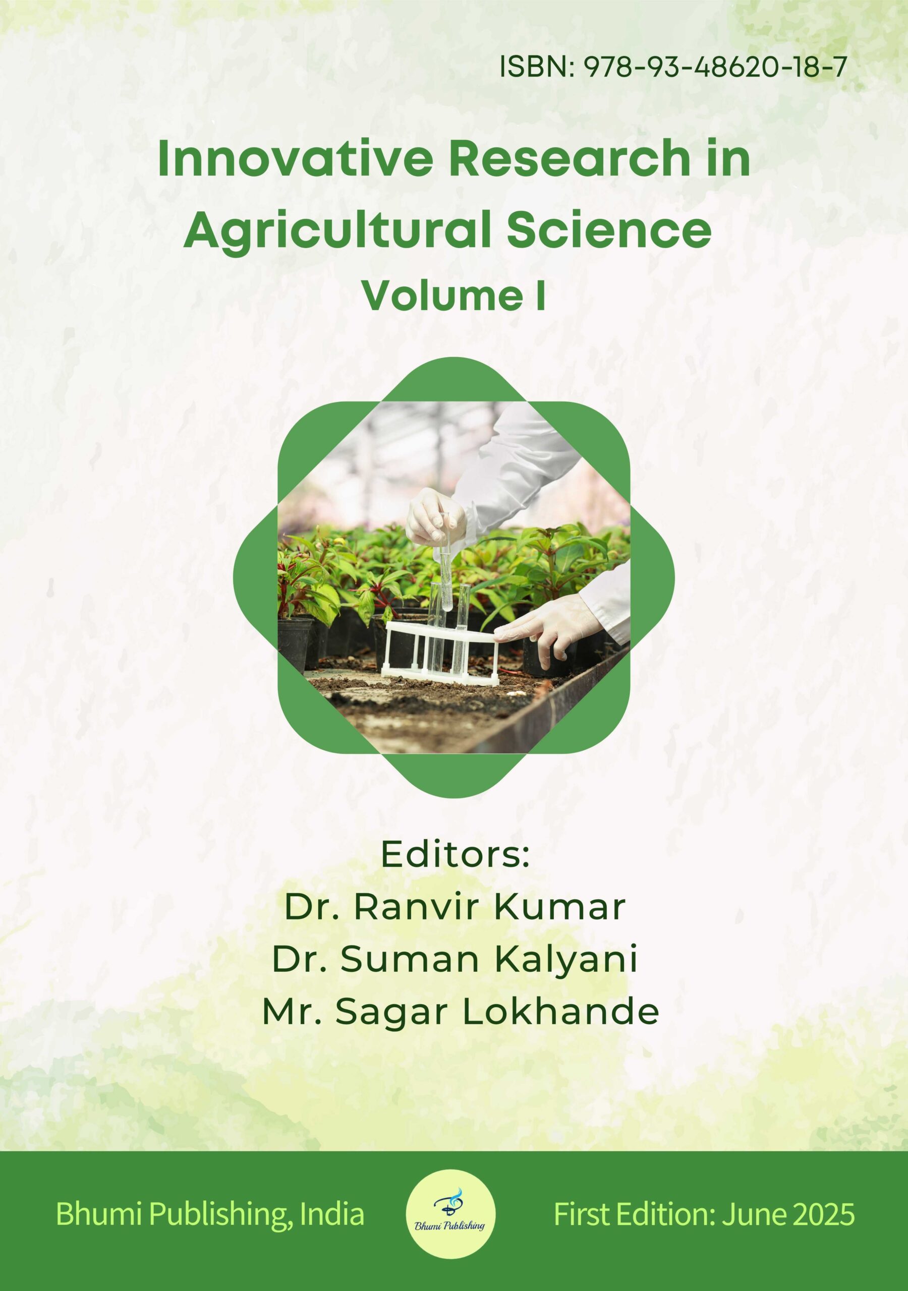 Innovative Research in Agricultural Science Volume I