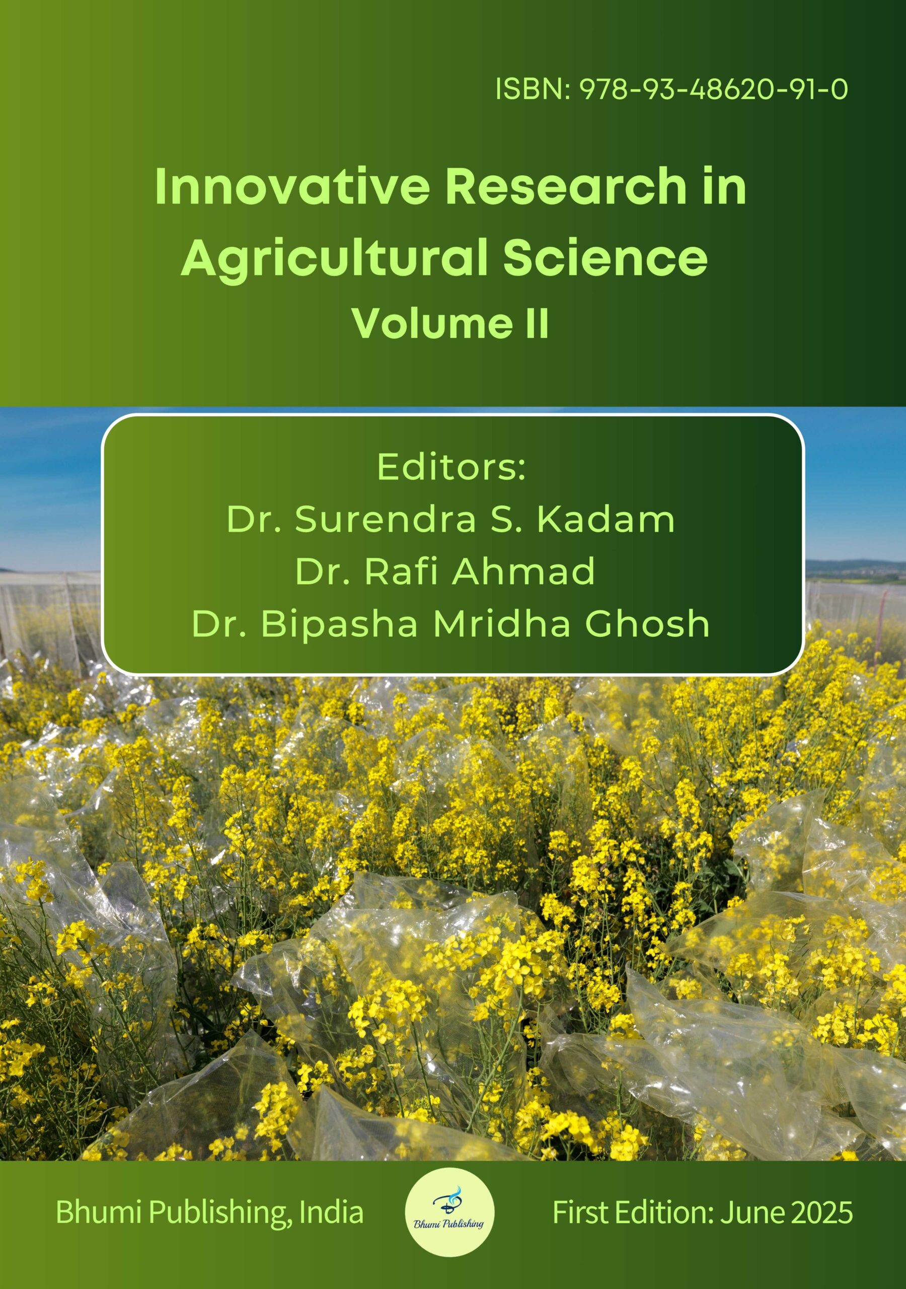 Innovative Research in Agricultural Science Volume II