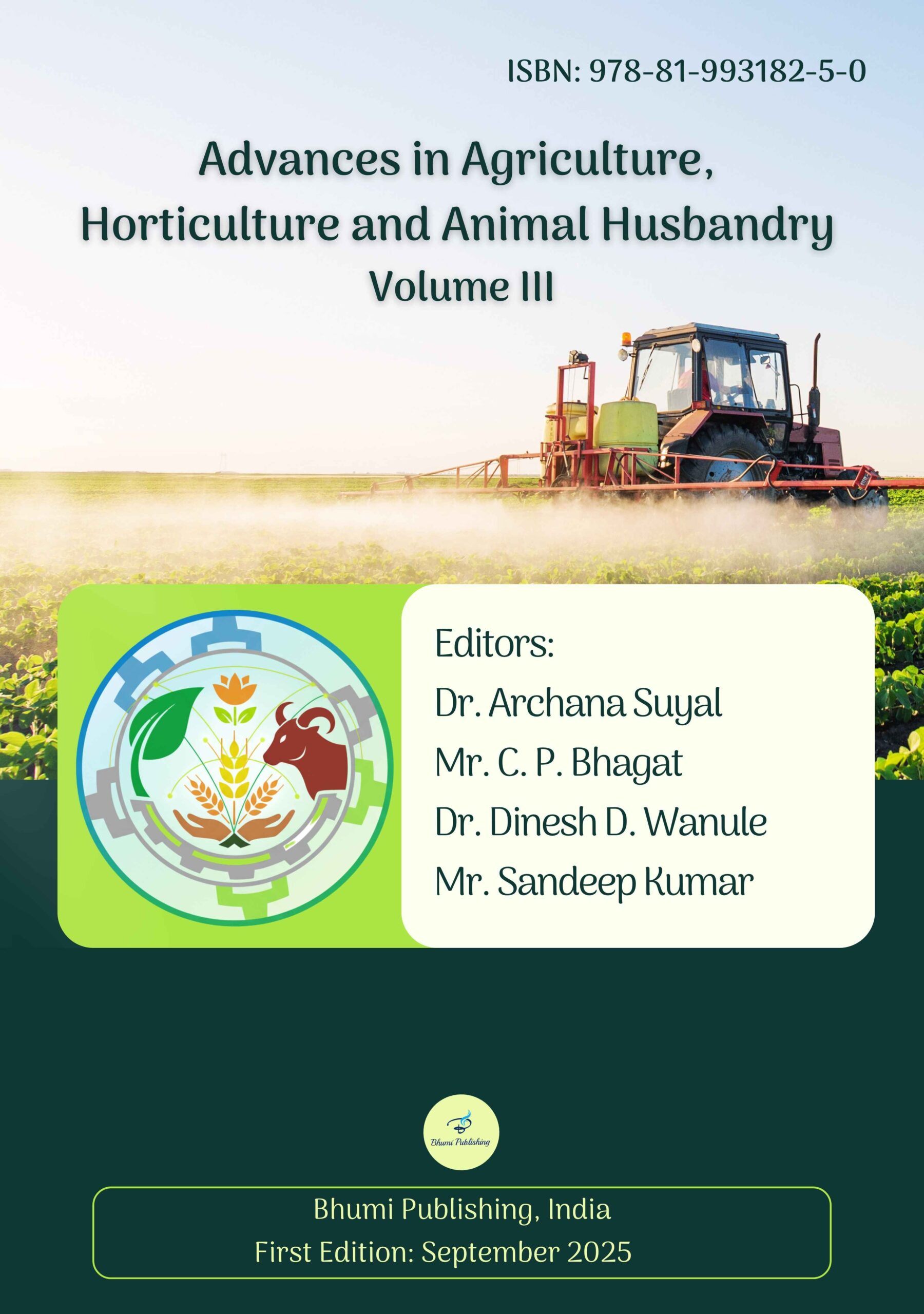 Advances in Agriculture, Horticulture and Animal Husbandry Volume III